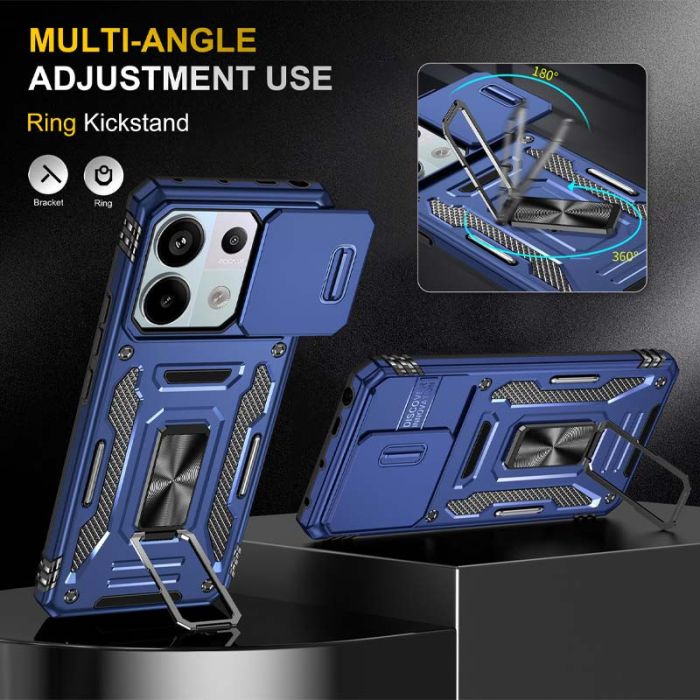 Ударостійкий чохол Camshield Army Ring для Xiaomi Redmi Note 13 4G