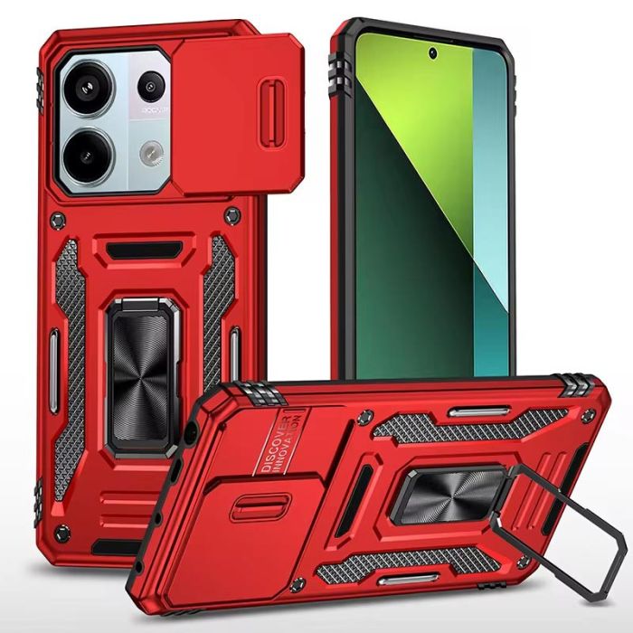 Ударостійкий чохол Camshield Army Ring для Xiaomi Redmi Note 13 Pro 4G / Poco M6 Pro 4G