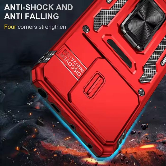 Ударостійкий чохол Camshield Army Ring для Xiaomi Redmi Note 13 Pro 4G / Poco M6 Pro 4G