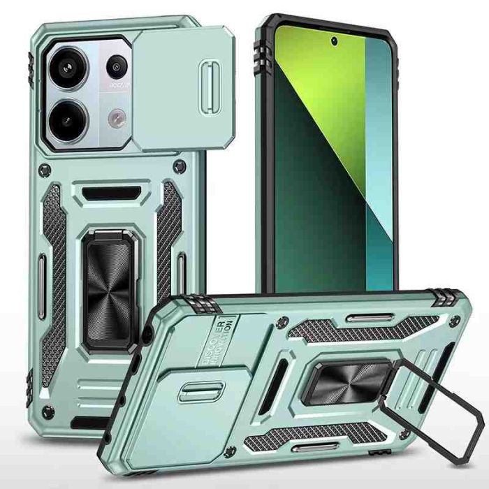 Ударостійкий чохол Camshield Army Ring для Xiaomi Poco X6 / Note 13 Pro 5G