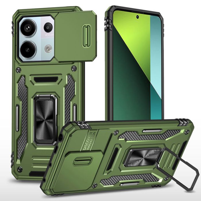 Ударостійкий чохол Camshield Army Ring для Xiaomi Poco X6 / Note 13 Pro 5G