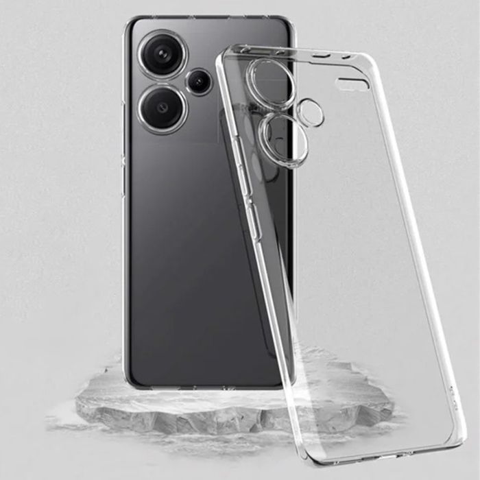 TPU чохол Epic Transparent 1,5mm Full Camera для Xiaomi Redmi Note 13 Pro+