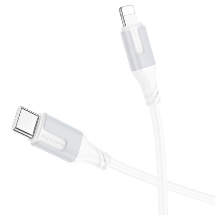 Дата кабель Borofone BX101 Creator 27W Type-C to Lightning (1m)