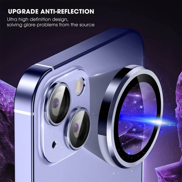 Захисне скло Metal Classic на камеру (в упак.) для Apple iPhone 15 (6.1") / 15 Plus (6.7")