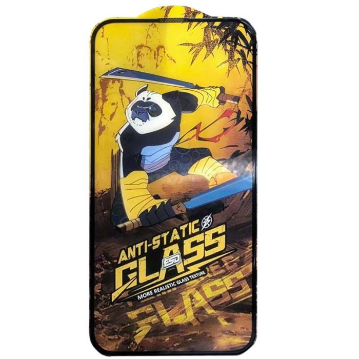 Захисне скло 5D Anti-static Panda (тех.пак) для Apple iPhone 15 Plus / 16 Plus (6.7")
