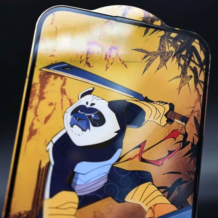 Захисне скло 5D Anti-static Panda (тех.пак) для Apple iPhone 15 Plus / 16 Plus (6.7")
