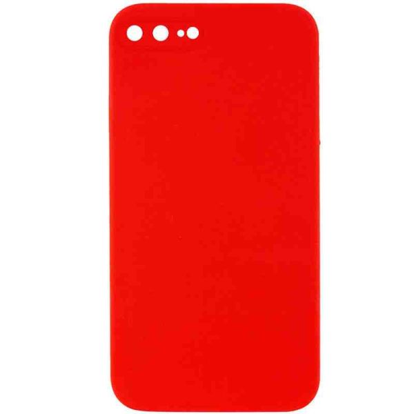 Silicone Case Square Full Camera Protective (AA) NOLOGO для Apple iPhone 7 plus / 8 plus (5.5")