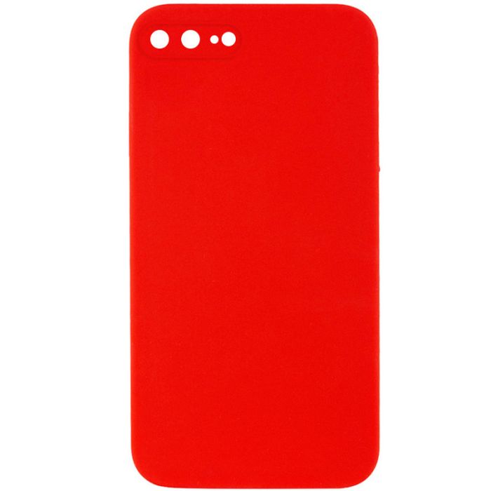 Silicone Case Square Full Camera Protective (AA) NOLOGO для Apple iPhone 7 plus / 8 plus (5.5")