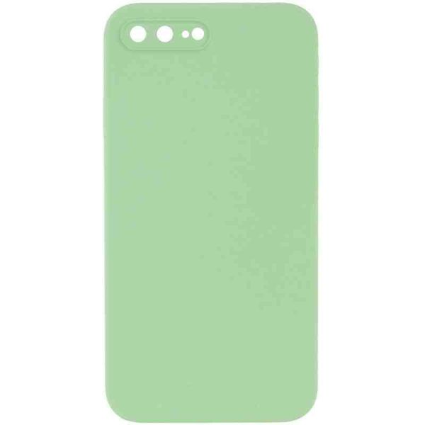 Silicone Case Square Full Camera Protective (AA) NOLOGO для Apple iPhone 7 plus / 8 plus (5.5")