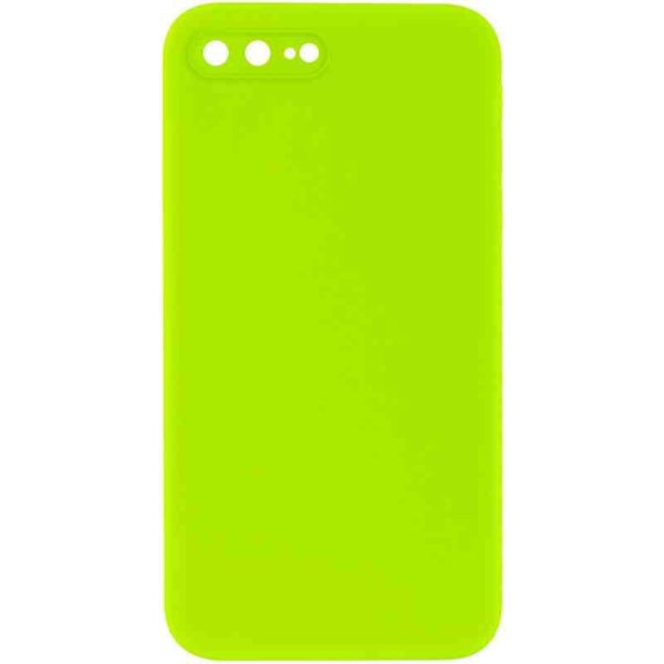 Silicone Case Square Full Camera Protective (AA) NOLOGO для Apple iPhone 7 plus / 8 plus (5.5")