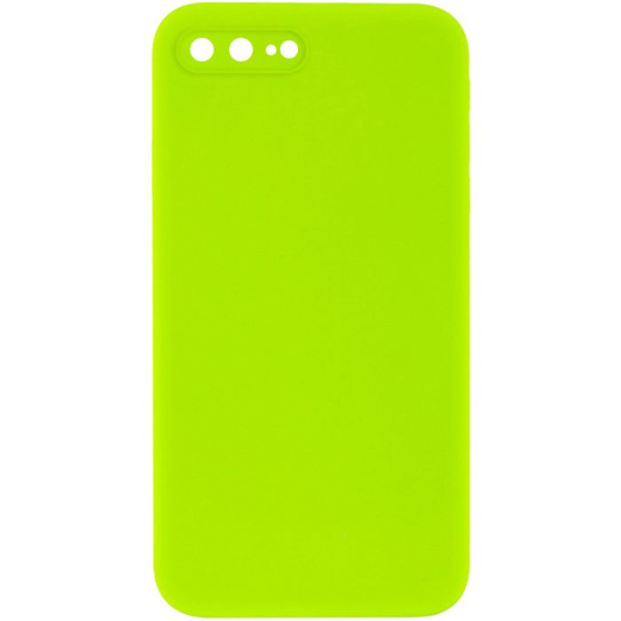 Silicone Case Square Full Camera Protective (AA) NOLOGO для Apple iPhone 7 plus / 8 plus (5.5")