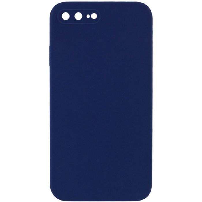 Silicone Case Square Full Camera Protective (AA) NOLOGO для Apple iPhone 7 plus / 8 plus (5.5")