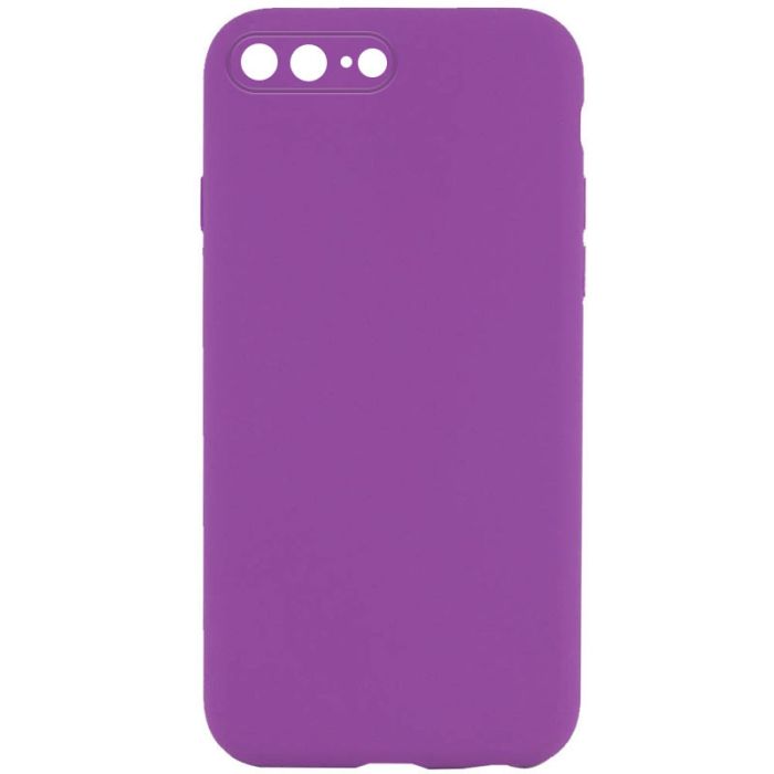 Silicone Case Square Full Camera Protective (AA) NOLOGO для Apple iPhone 7 plus / 8 plus (5.5")