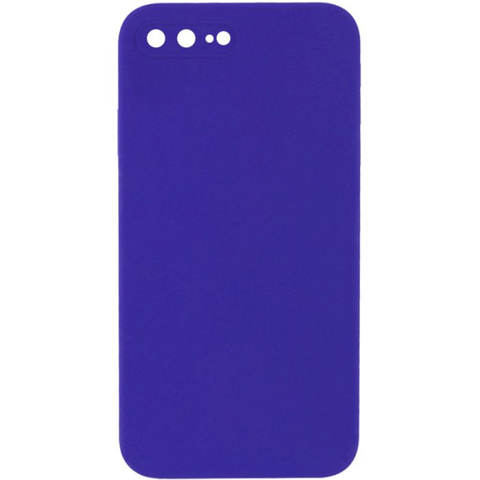 Silicone Case Square Full Camera Protective (AA) NOLOGO для Apple iPhone 7 plus / 8 plus (5.5")