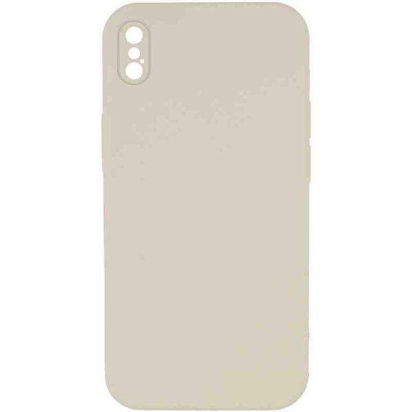 Silicone Case Square Full Camera Protective (AA) NOLOGO для Apple iPhone X / XS (5.8")