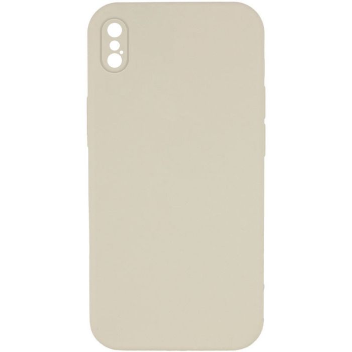 Silicone Case Square Full Camera Protective (AA) NOLOGO для Apple iPhone X / XS (5.8")