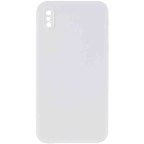 Silicone Case Square Full Camera Protective (AA) NOLOGO для Apple iPhone X / XS (5.8")