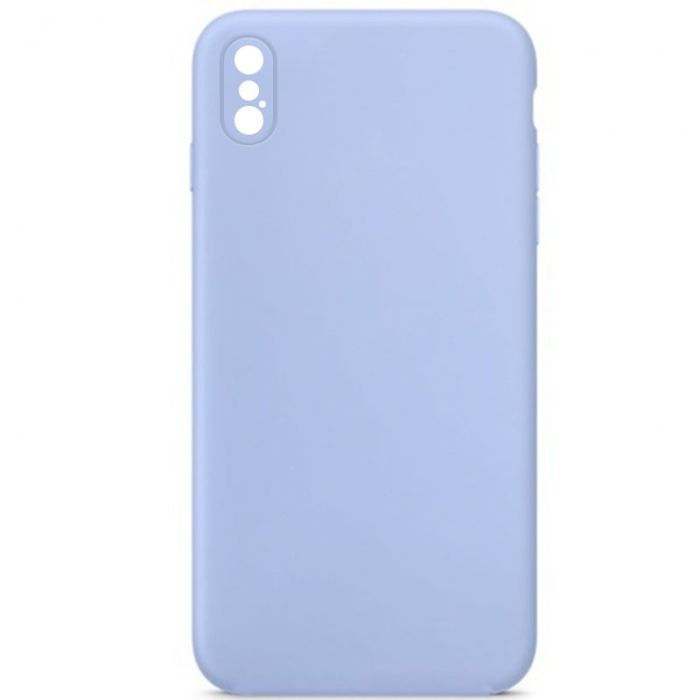 Silicone Case Square Full Camera Protective (AA) NOLOGO для Apple iPhone X / XS (5.8")