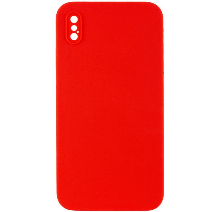 Silicone Case Square Full Camera Protective (AA) NOLOGO для Apple iPhone X / XS (5.8")