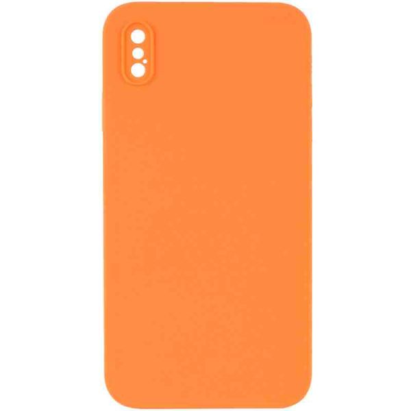 Silicone Case Square Full Camera Protective (AA) NOLOGO для Apple iPhone X / XS (5.8")