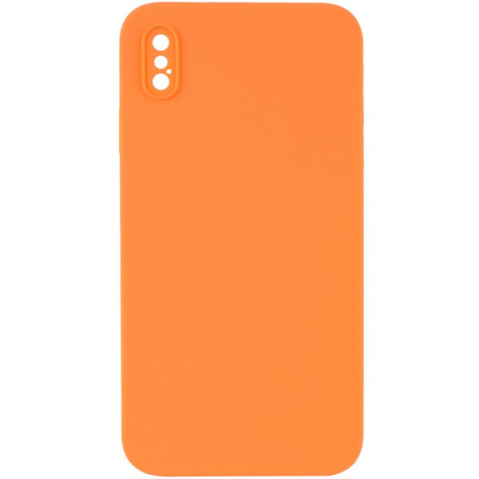 Silicone Case Square Full Camera Protective (AA) NOLOGO для Apple iPhone X / XS (5.8")
