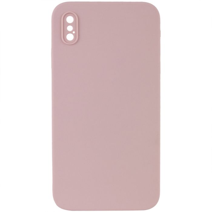 Silicone Case Square Full Camera Protective (AA) NOLOGO для Apple iPhone X / XS (5.8")