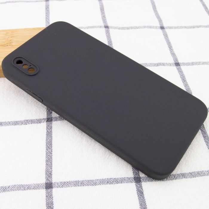 Silicone Case Square Full Camera Protective (AA) NOLOGO для Apple iPhone X / XS (5.8")
