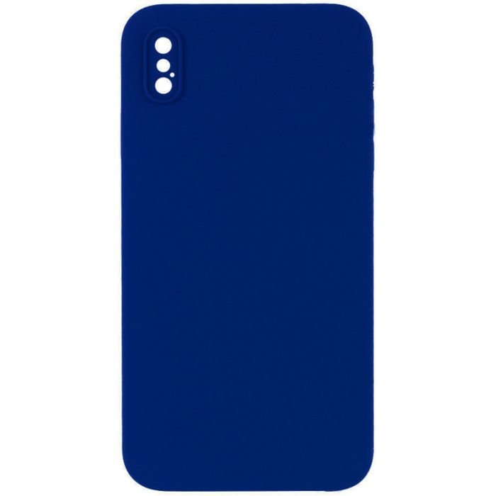 Silicone Case Square Full Camera Protective (AA) NOLOGO для Apple iPhone X / XS (5.8")