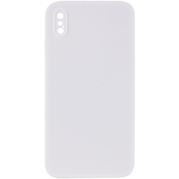 Silicone Case Square Full Camera Protective (AA) NOLOGO для Apple iPhone XS Max (6.5")