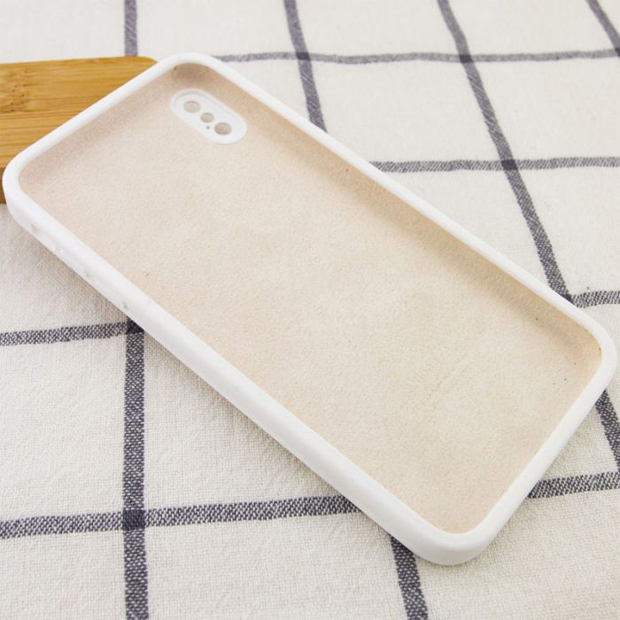 Silicone Case Square Full Camera Protective (AA) NOLOGO для Apple iPhone XS Max (6.5")