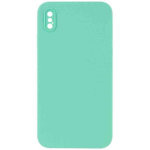Silicone Case Square Full Camera Protective (AA) NOLOGO для Apple iPhone XS Max (6.5")