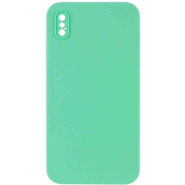 Silicone Case Square Full Camera Protective (AA) NOLOGO для Apple iPhone XS Max (6.5")