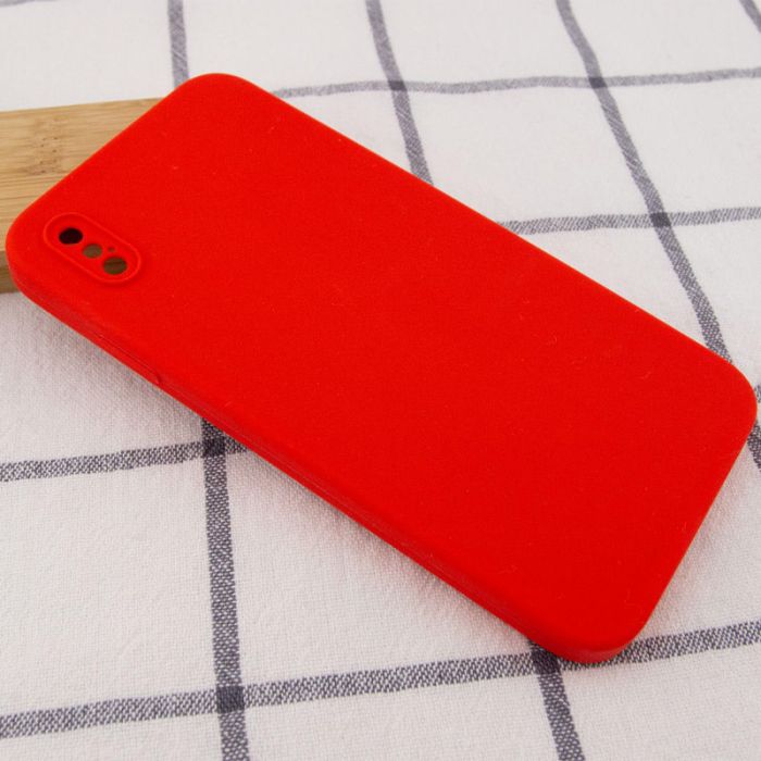 Silicone Case Square Full Camera Protective (AA) NOLOGO для Apple iPhone XS Max (6.5")