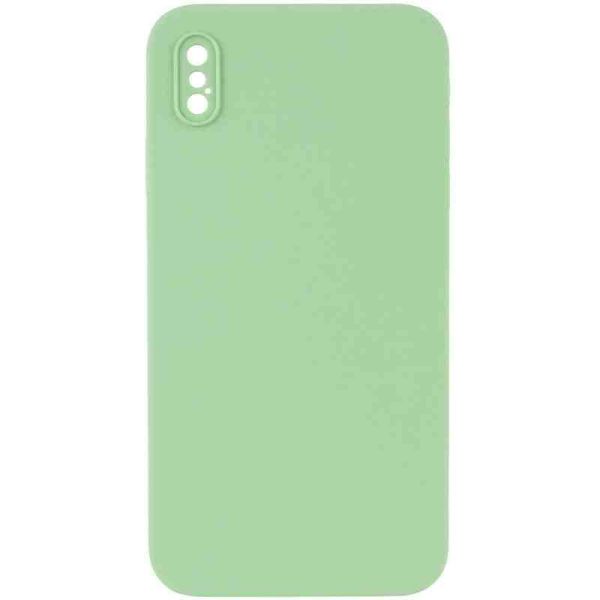 Silicone Case Square Full Camera Protective (AA) NOLOGO для Apple iPhone XS Max (6.5")