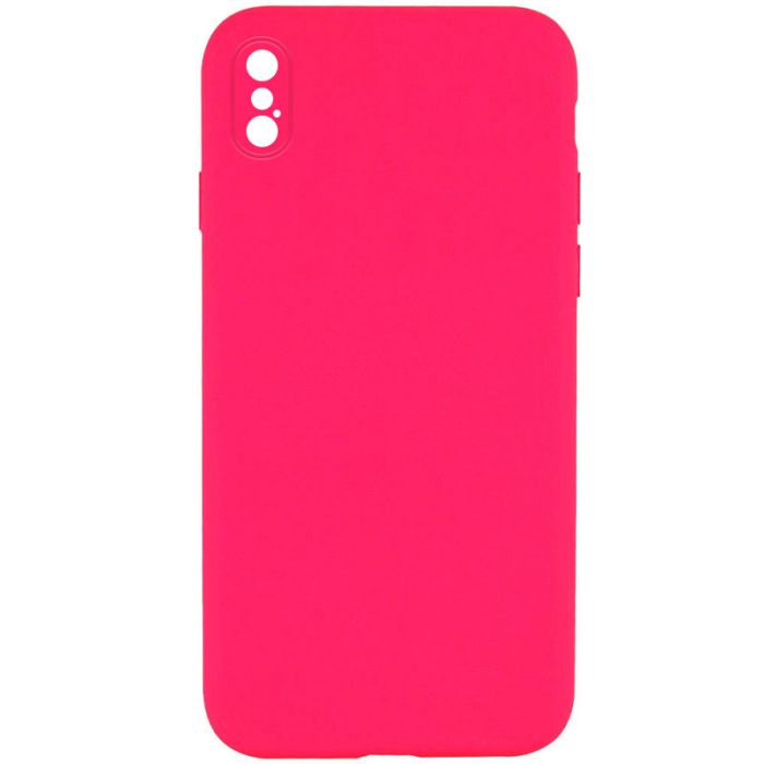 Silicone Case Square Full Camera Protective (AA) NOLOGO для Apple iPhone XS Max (6.5")
