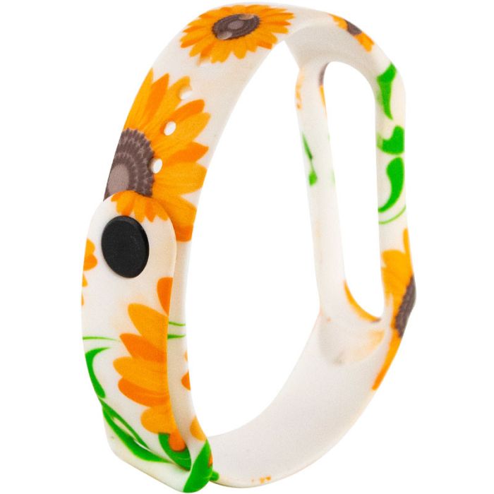 Силіконовий ремінець з малюнком для Xiaomi Mi Band 5 / 6