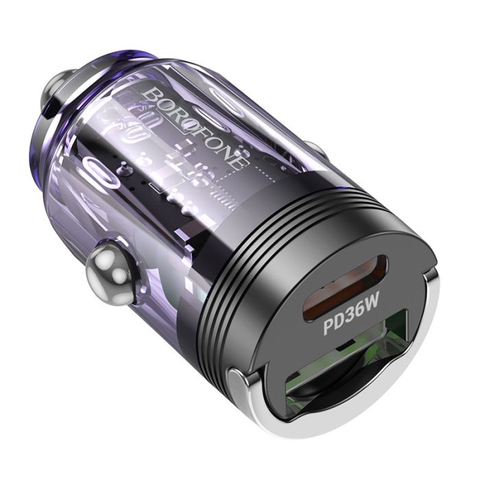 АЗП Borofone BZ29A Talented PD36W+QC3.0 (1USB-A/1C)