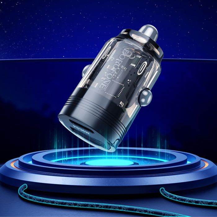 АЗП Borofone BZ29A Talented PD36W+QC3.0 (1USB-A/1C) + кабель Type-C to Type-C