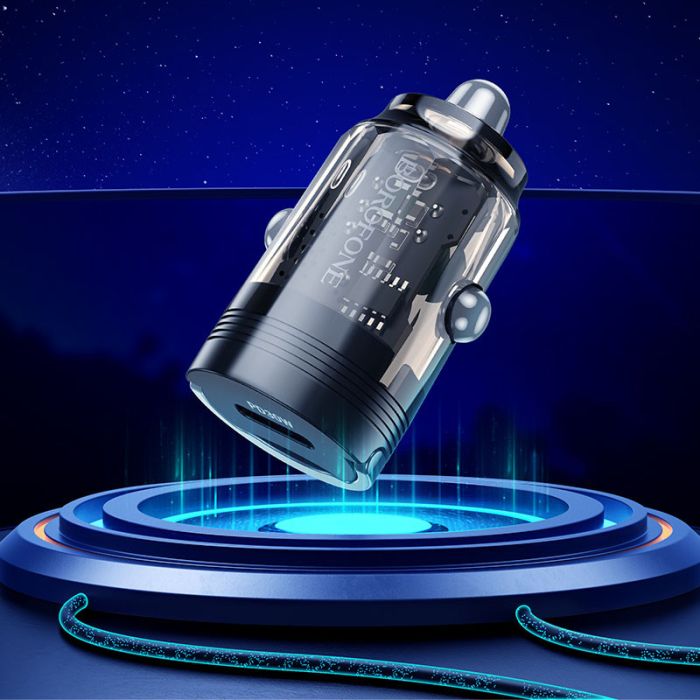 АЗП Borofone BZ29 Ray PD30W (1USB-C) + кабель Type-C to Type-C