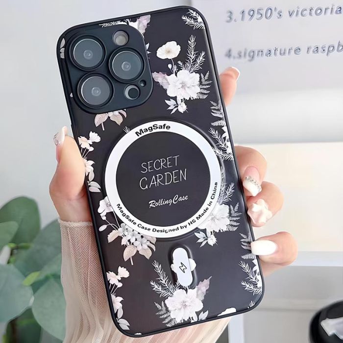TPU+PC чохол Secret Garden with MagSafe для Apple iPhone 15 Pro Max (6.7")