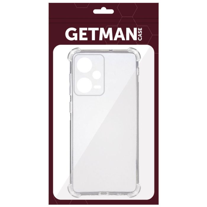 TPU чохол GETMAN Ease logo посилені кути Full Camera для Xiaomi Poco X5 5G / Redmi Note 12 5G