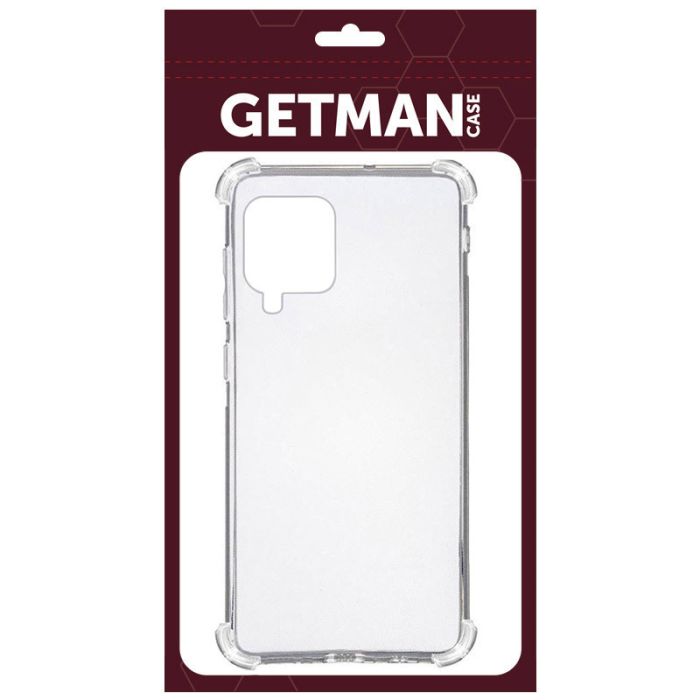 TPU чохол GETMAN Ease logo посилені кути для Samsung Galaxy A12 / M12