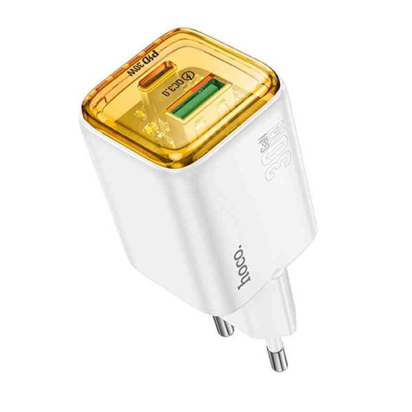 МЗП Hoco N53 Monsoon PD30W+QC3.0 (1USB-A/1C)