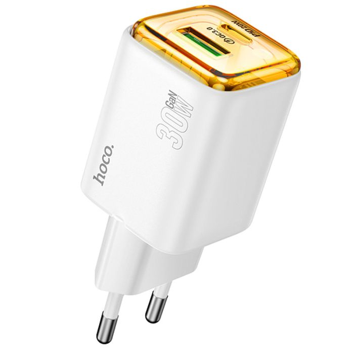 МЗП Hoco N53 Monsoon PD30W+QC3.0 (1USB-A/1C)