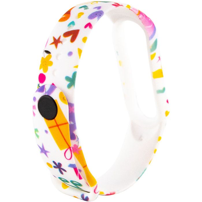 Силіконовий ремінець з малюнком для Xiaomi Mi Band 5 / 6