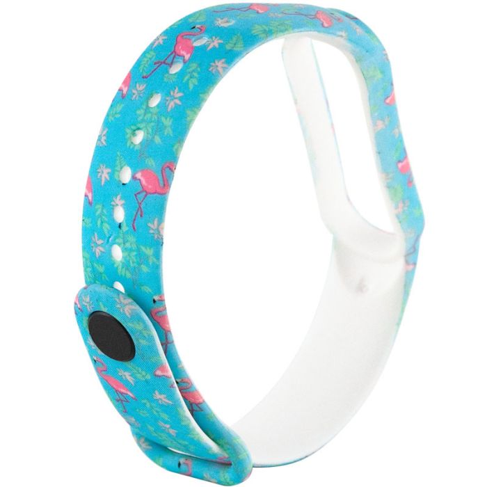Силіконовий ремінець з малюнком для Xiaomi Mi Band 5 / 6