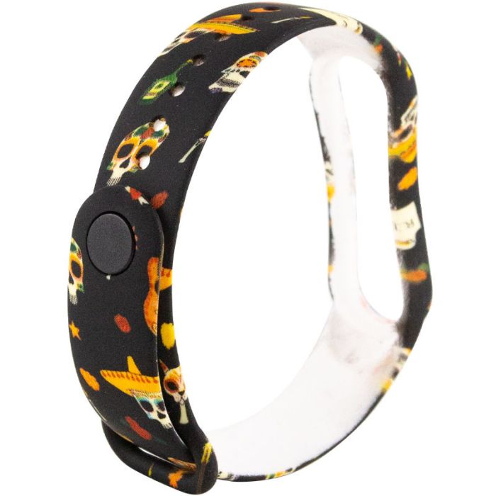 Силіконовий ремінець з малюнком для Xiaomi Mi Band 5 / 6