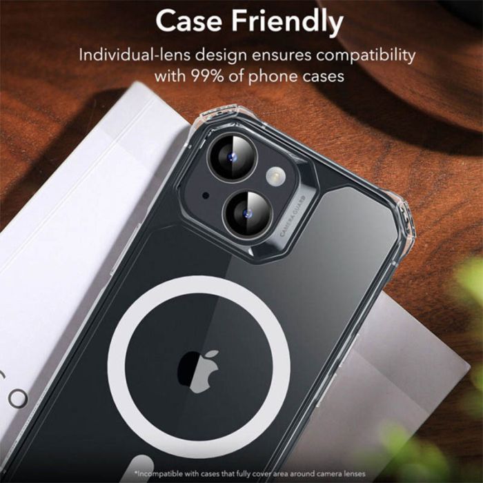 Захисне скло Metal Classic на камеру (в упак.) для Apple iPhone 15 (6.1") / 15 Plus (6.7")
