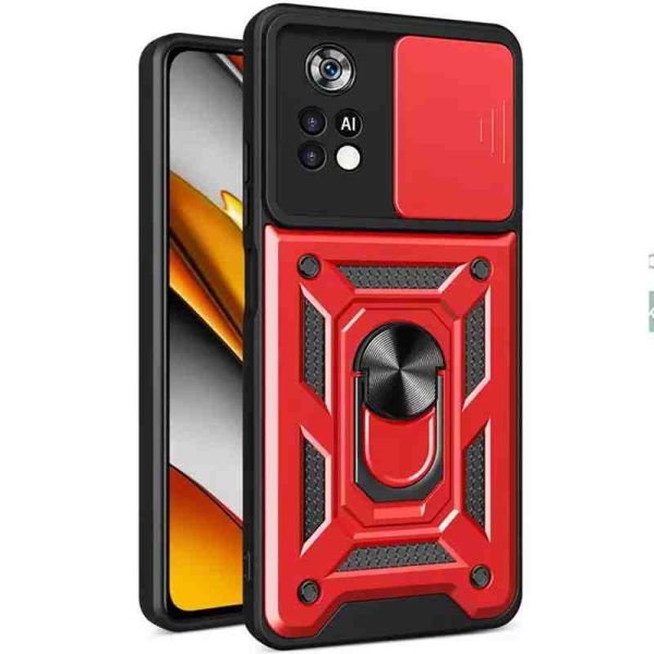 Ударостійкий чохол Camshield Serge Ring для Xiaomi Poco M4 Pro 4G