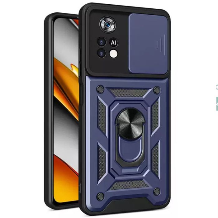 Ударостійкий чохол Camshield Serge Ring для Xiaomi Poco M4 Pro 4G